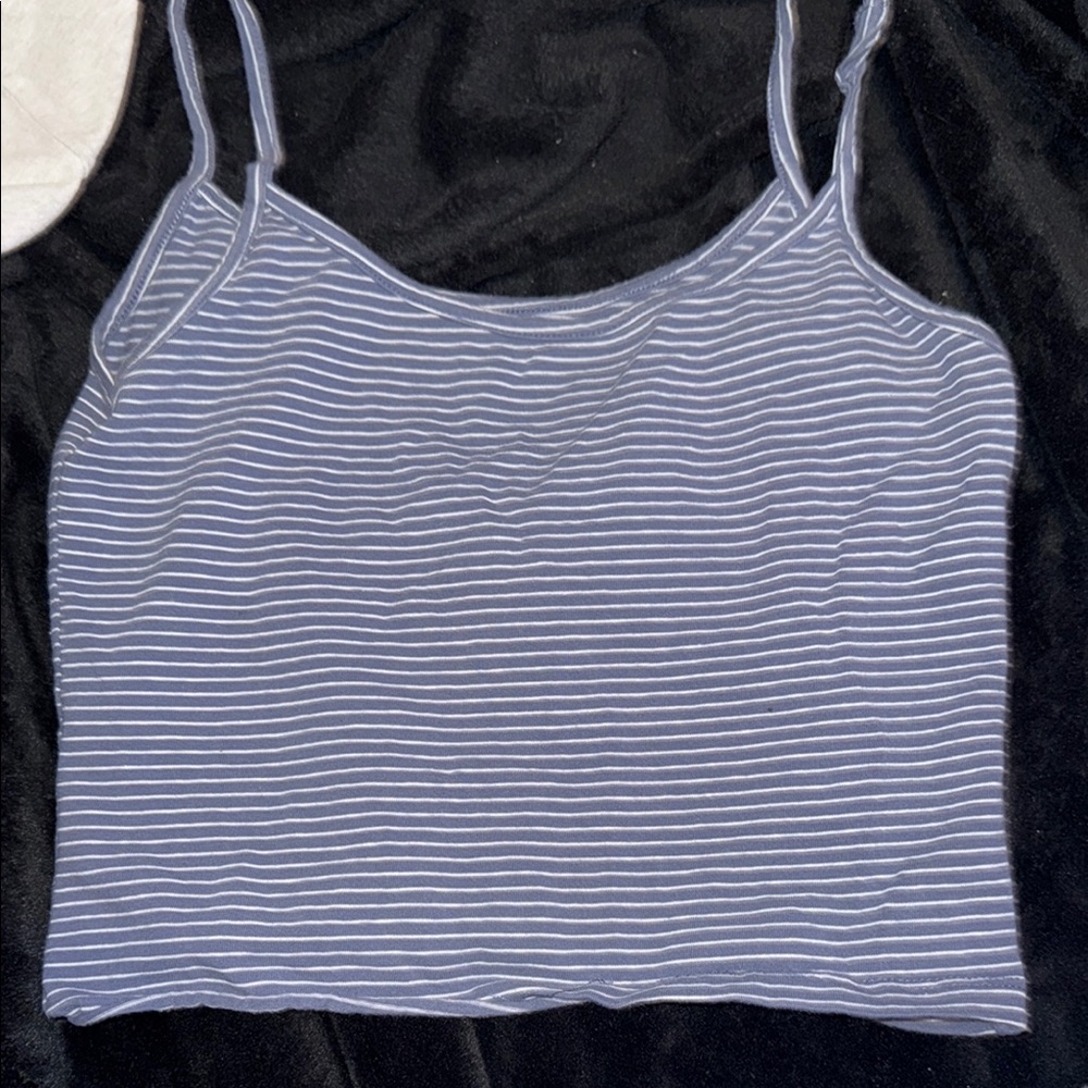 Striped Gray Women's Top
